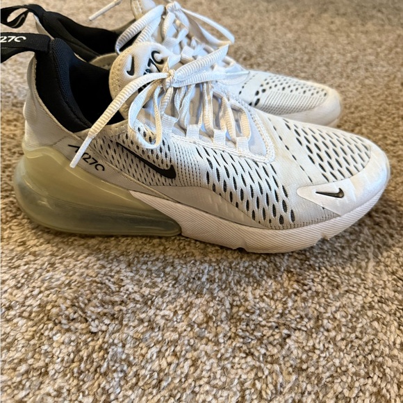 Nike Air Max 270 Beige and Black Sneakers - Picture 3 of 6